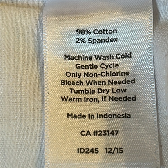 Talbots The Perfect Skimmer Pink White Size 10 - Picture 6 of 6